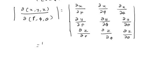 Solved Text For The Spherical Coordinate System What Is Dv For The