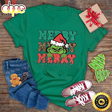 Cute Disney Dr Seuss Merry Christmas Grinch T Shirt Musicdope80s