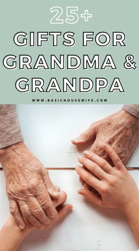 25+ Gifts for Grandparents They'll Cherish | The Basic Housewife