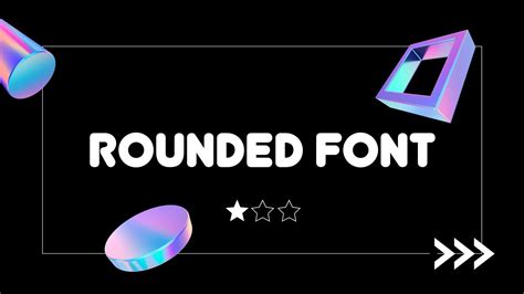 Rounded Font Family Free Download