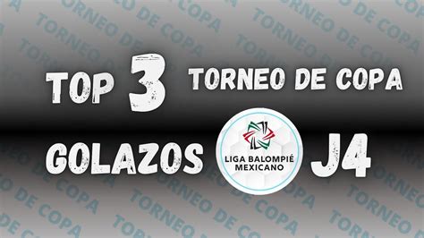 TOP 3 GOLAZOS J4 Torneo de Copa Segunda Edición Liga Balompié Mexicano