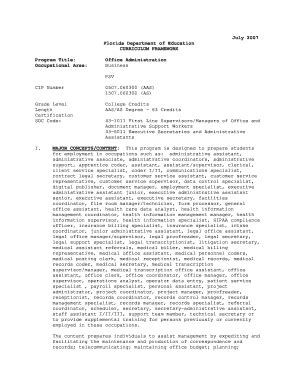 Fillable Online Fldoe July 2007 Florida Department Of Education