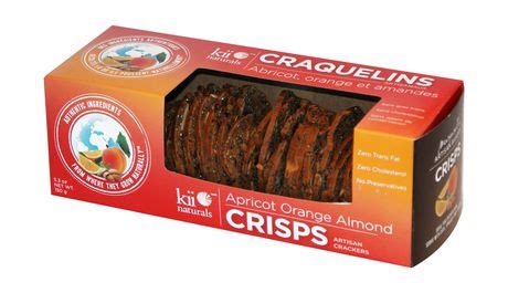 Kii Naturals Apricot Orange Almond Crisps Artisan Crackers Walmart Canada