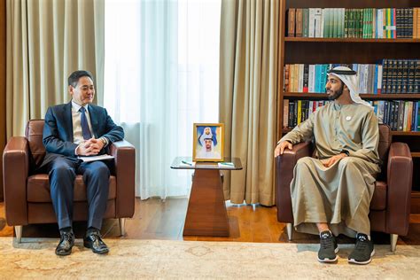 He Sheikh Shakhboot Bin Nahyan Al Nahyan Meets Chinas Special Envoy For The Horn Of Africa