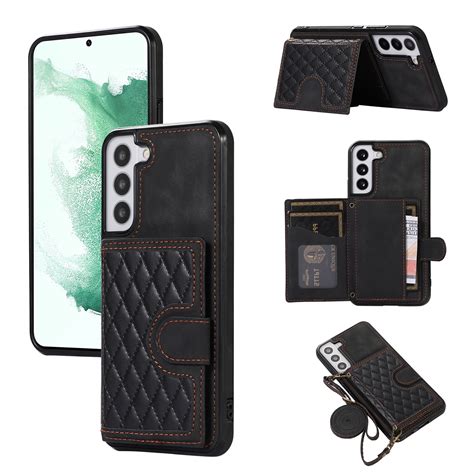 Elehold For Samsung Galaxy S Plus Wallet Case Detachable Adjustable