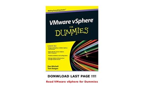 Read Vmware Vsphere For Dummies