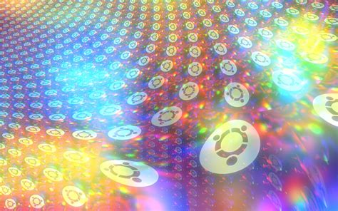 Ubuntu Holographic Rainbow Fractal Wallpaper by cdooginz on DeviantArt