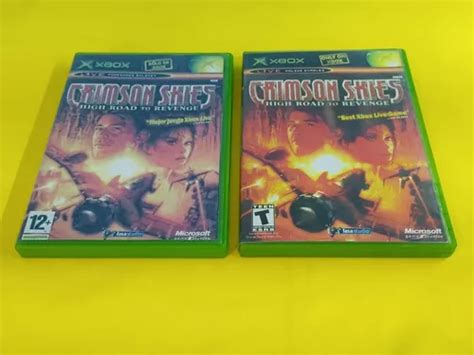 Crimson Skies Xbox Clasico Portada Custom Meses Sin Inter S