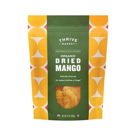 Thrive Market Brands Regeneratively Grown Organic Dried Mango Thrive