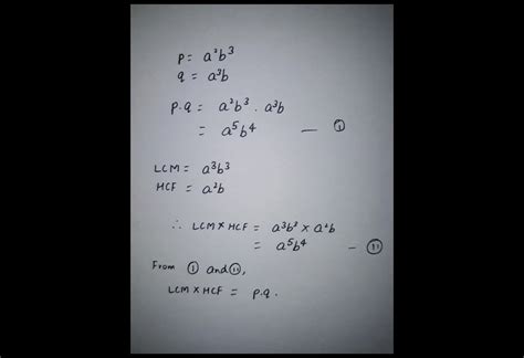 Solve This If Two Positive Integers P And Q Are Wirtten As P A2b3 And