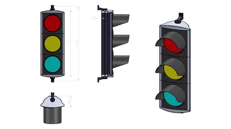 12 Inch 300 Mm Led Traffic Signal Module Lighting Equipment Sales