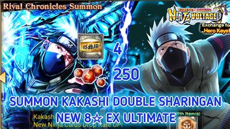 Summon Kakashi Double Sharingan New Ex Ultimate Sb Tickets