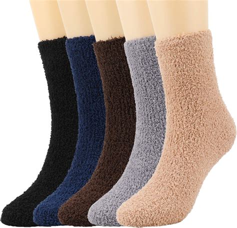 QKURT 5 Paires Chaussettes Polaires Homme Chaussettes Polaires