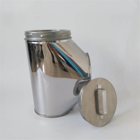 6 Inch 316l Stainless Steel Insulated 90 Degree Tee Fitting Including Drain Cap