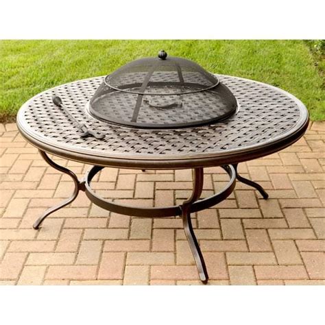 5 Piece Heritage Deep Seating Fire Pit Patio Set