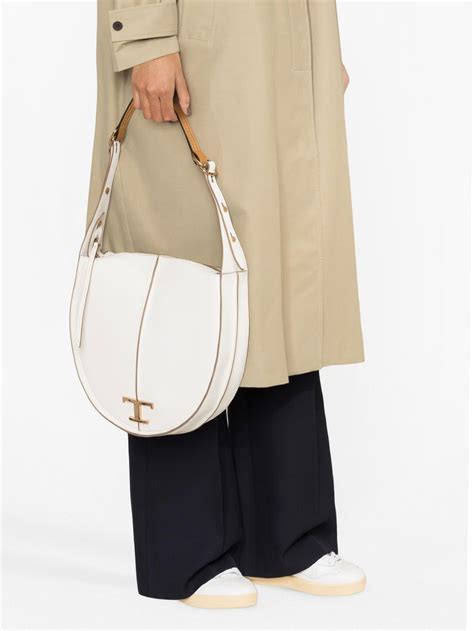 Tod S Timeless Leather Shoulder Bag Farfetch