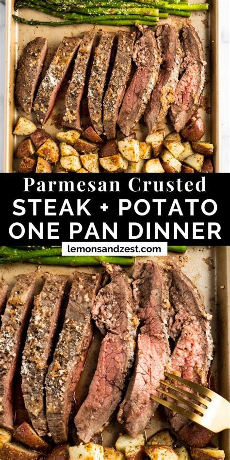 Sheet Pan Parmesan Steak And Potatoes Artofit