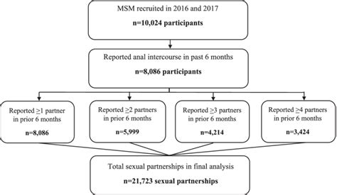 Study Flow Chart Of Men Who Have Sex With Men Msm Who Reported Anal