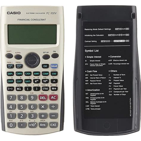 Comprar Casio Calculadora Financiera Fc 100v Al Mejor Precio