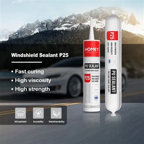 Auto Glass Air Moisture Fast Cure One Component Windshield Polyurethane