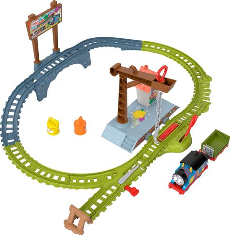 Fisher Price Thomas And Friends Motorized Train Set Paint Delivery With