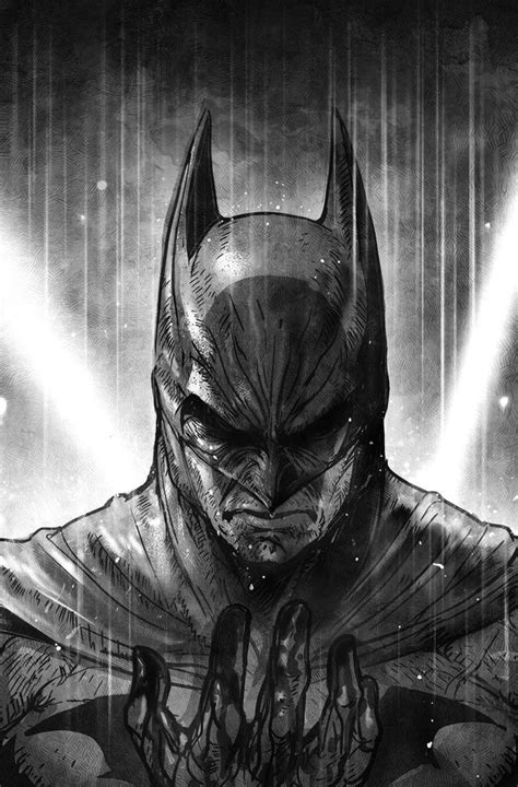 Batman Artwork Black And White