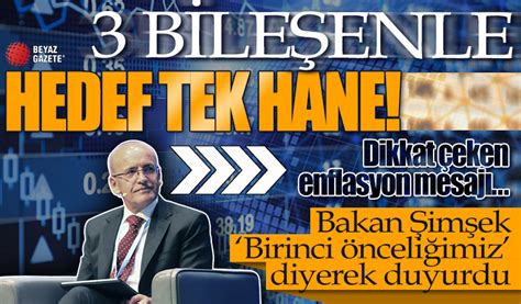 Bakan Mehmet Im Ek Ten Enflasyon Ve B Y Me A Klamas