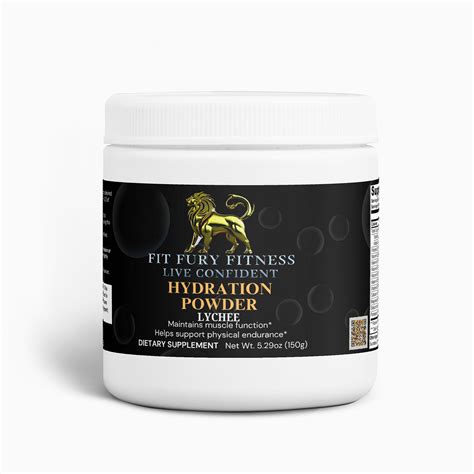 Hydration Powder (Lychee) – Fit Fury Fitness