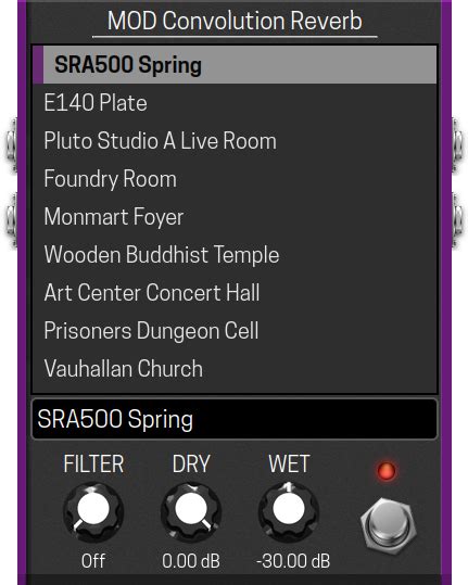 MOD Convolution Reverb Plugins OFFICIAL MOD Audio Forum