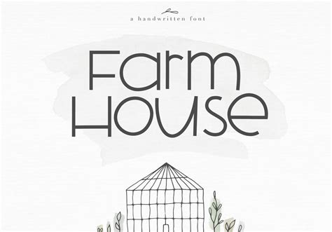 Farmhouse Font Handwritten Font, Cricut Font, Country Font, Cute Fonts ...