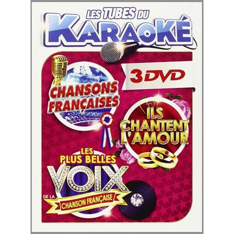 Les Tubes Du Karaoke Coffret Chansons Francaises Ils Chantent L