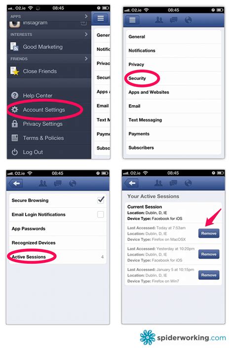 How To Log Out Of Facebook Remotely