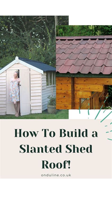 How To Build A Slanted Shed Roof Full Tutorial Shed Shed Roof Simple Shed