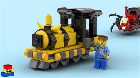 Choo Choo Charles LEGO How To Make A Mini Yellow Player Train