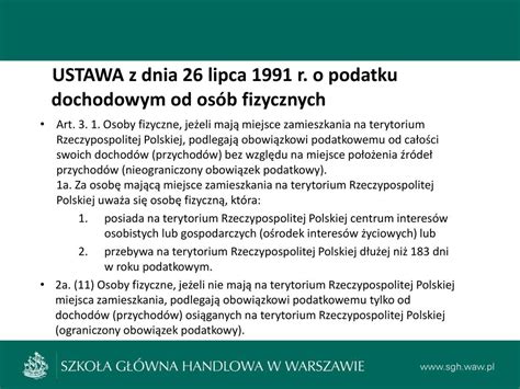 Podyplomowe Studia Międzynarodowych Strategii Podatkowych ppt pobierz