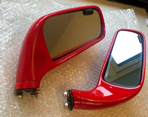 Ferrari F40 Side Mirrors with Glass - 62821100 and 62821200