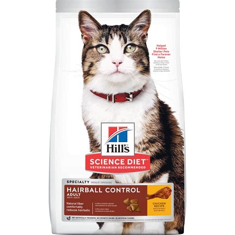 Adult Hairball Control Chicken Recipe Cat Food