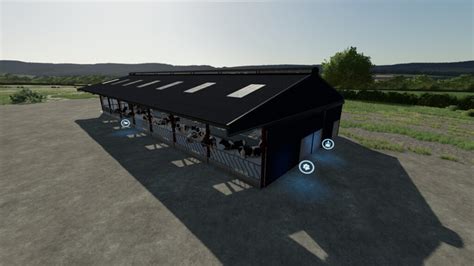 FS22 Slatted Cow Shed v 1 1 0 0 Placeable Objects Mod für Farming