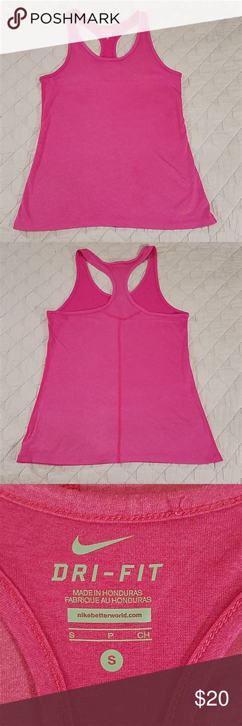 Nike Pink Racerback Tank Top Racerback Tank Top Tank Tops Athletic