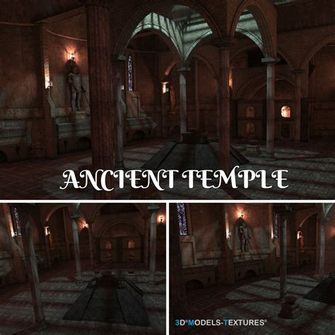 Temple Free 3D Model - .blend - Free3D