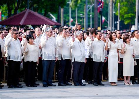 Have Marcos and his Cabinet memorized the Bagong Pilipinas hymn and pledge?