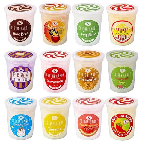 many different flavors of yogurt are shown in this image with the same ...