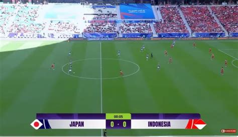 Live Streaming Piala Asia Timnas Indonesia Vs Jepang Sedang