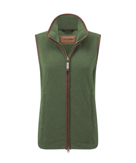 Womens Lyndon Fleece Gilet Cedar Green Schöffel Country