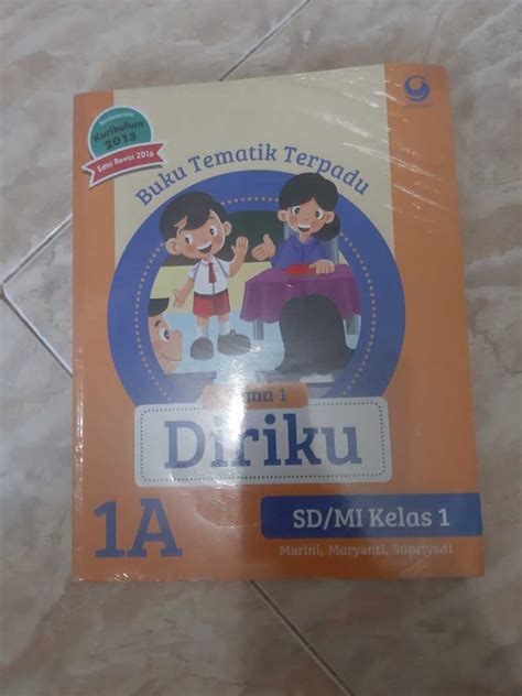 Jual Buku Tematik Terpadu Tema 1 Diriku 1a Sdmi Kelas 1 Di Seller