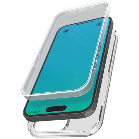 SBS 360 Full Body Doorzichtig Apple IPhone 15 Pro Max Hoesje Hardcase