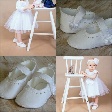 Baby shoes Baby ballet slippers Baptism shoes White baby shoes | Etsy