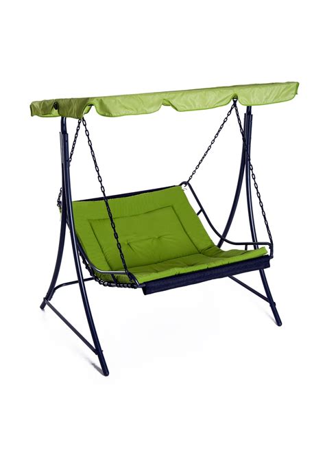 Outsunny 2 Seater Garden Swing Seat Bed Sun Lounger With Adjustable