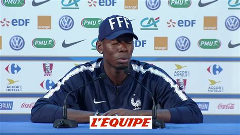 Pogba Deschamps M A Toujours D Fendu Foot Cm Bleus Youtube