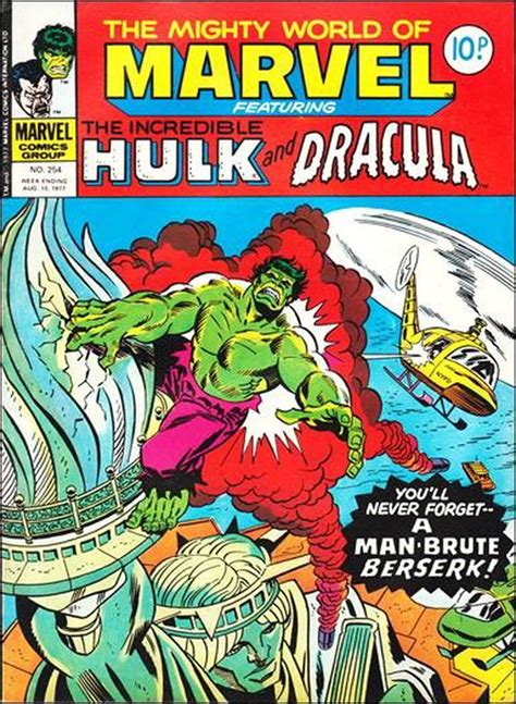 The Mighty World Of Marvel 254 Published August 1977